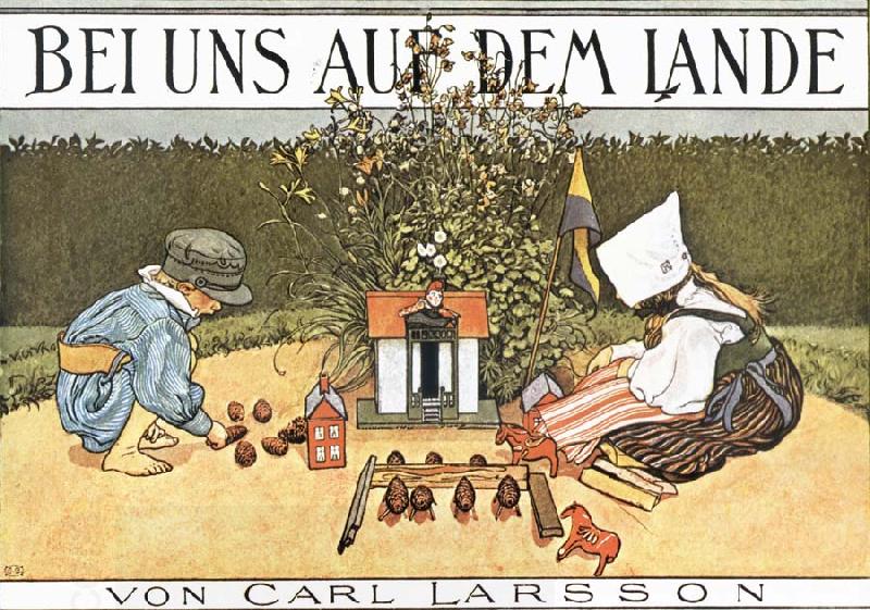 Carl Larsson Bei uns auf dem Lande oil painting picture